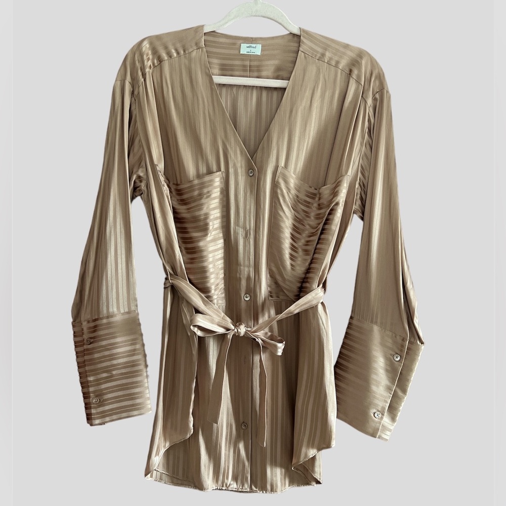 Wilfred Silky button down shirt